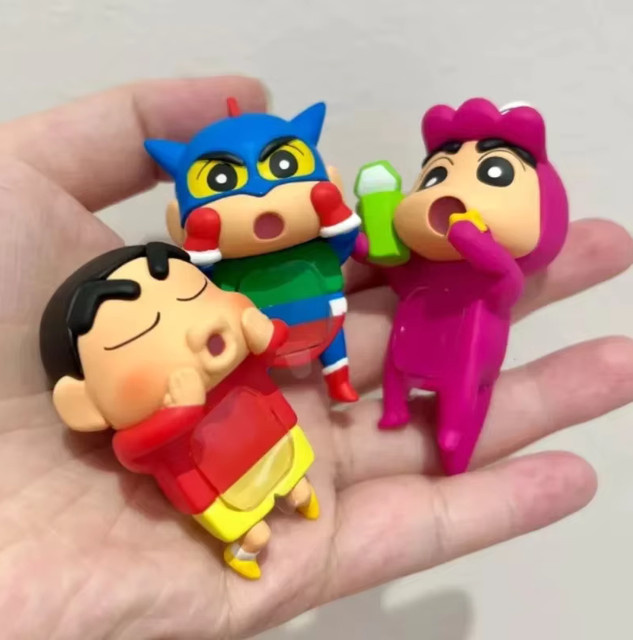 Kucikuji Crayon Shin Chan Figuren, Einzelfigur, Kunststoff, Bunt / Mehrfarbig - Bild 1