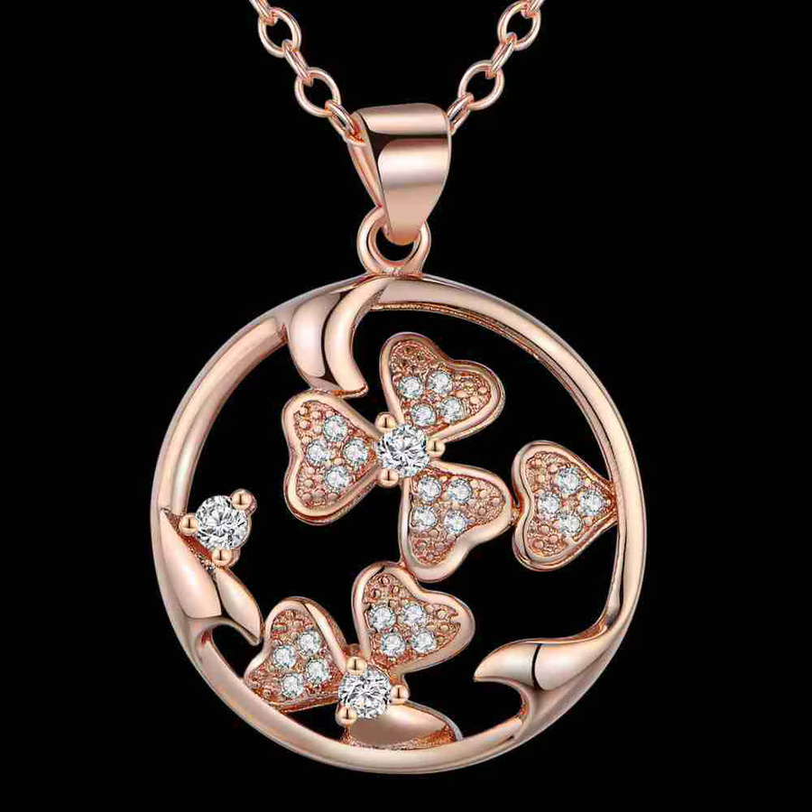 SAY Halskette 925 Silber, Zirkon, Damen, 18 Karat vergoldet - Bild 2