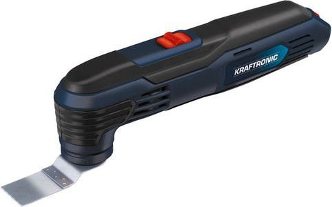 KRAFTRONIC Multifunktionswerkzeug KT-MT 250 in Schwarz mit 250 W Leistung und 11000 - 20000 U/min sowie Zubehör - Bild 1