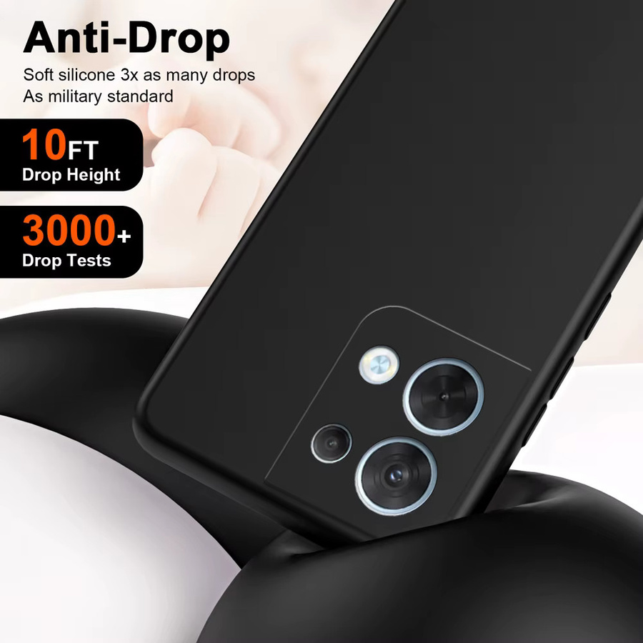 Silikon Schutzhülle für Xiaomi Redmi Note 13 12 Pro 11 11s 12s 12c 13c 4G in Schwarz oder Lila - Bild 2