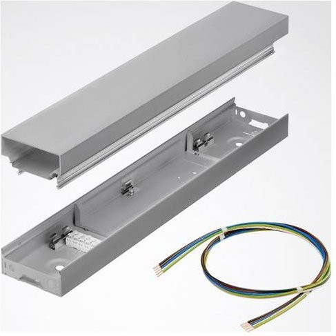 Trilux 7360600 SFlow Blindabdeckung aus Stahlblech in Silbergrau - Bild 1