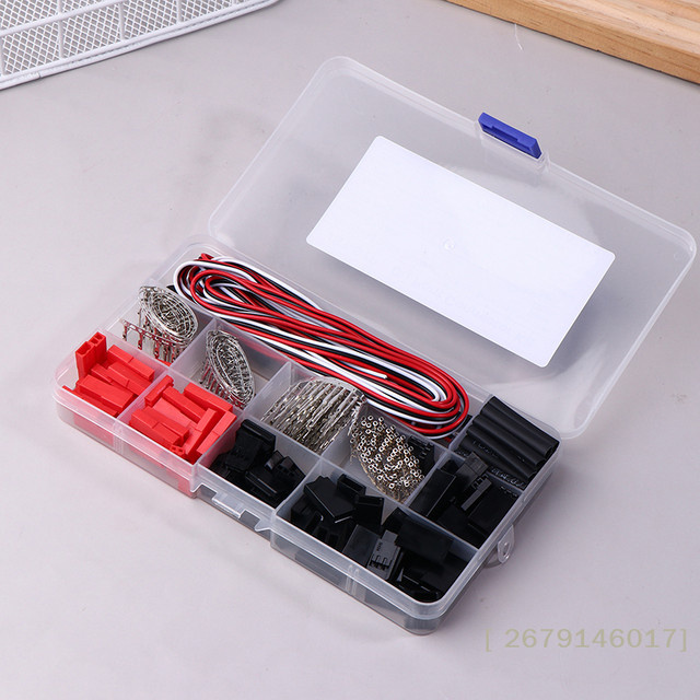 YY26 400-teiliges Steckverbinder-Set mit 2/3 Pins, männlich und weiblich, für JR JST SYP Futaba Stecker und Buchsenkabelverlängerungen, Mehrfarbig - Bild 1
