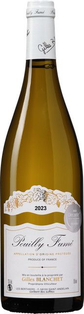 Gilles Blanchet Pouilly-Fumé Weißwein, Sauvignon Blanc, Frankreich, 0,75 l - Bild 1