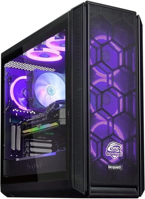 ONE GAMING Silent Gaming PC AN702 in Schwarz mit RTX 5070, AMD Ryzen 7 5700X, 32GB RAM, 1 TB NVMe SSD und Windows 11 - Bild 1