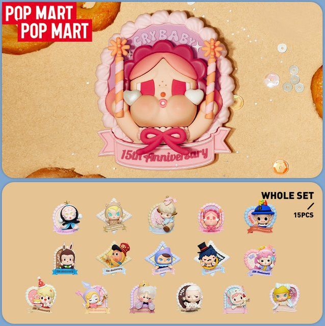 POP MART Let’s Celebrate 15. Jubiläumserie Kühlschrankmagnet Blindbox Multicolor - Bild 1