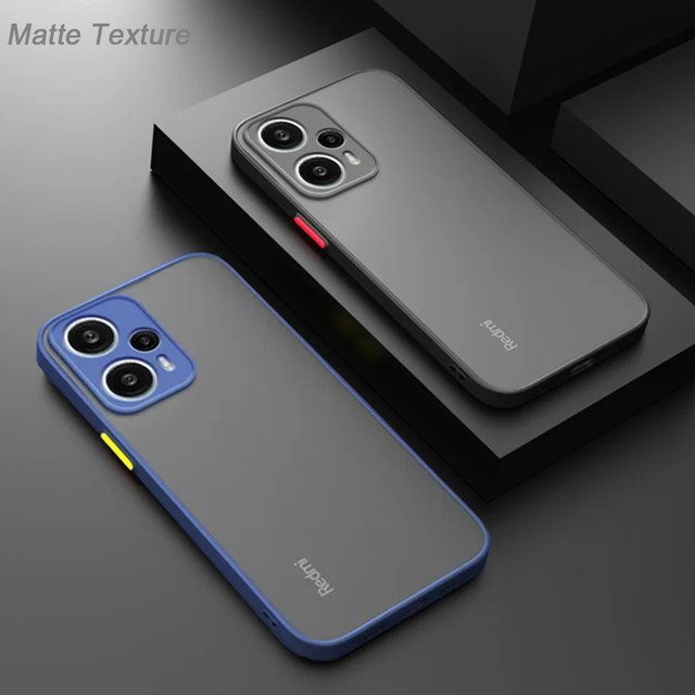 Matte Armor Case für Xiaomi Redmi Note 12 Turbo 13 11 10 Pro Plus 4G 5G Stoßfeste Schutzhülle in Grün - Bild 1