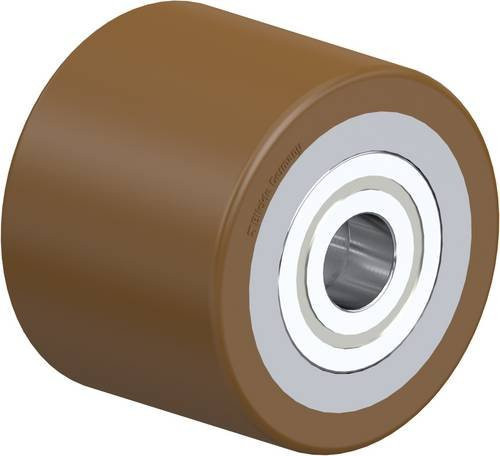 Blickle Hubwagenrolle HB 82x65/20-65K in Braun mit einem Rad-Durchmesser von 82 mm und einer Tragfähigkeit von max. 590 kg - Bild 1