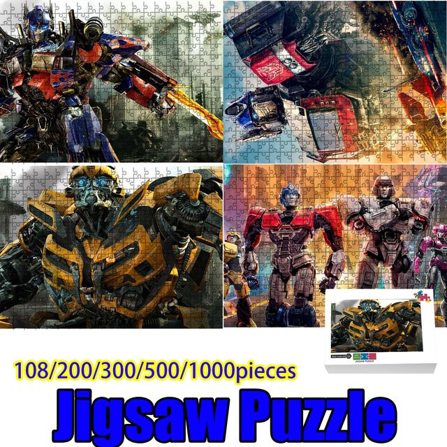 Funko Transformers Holzpuzzle, 108 Teile - Bild 1
