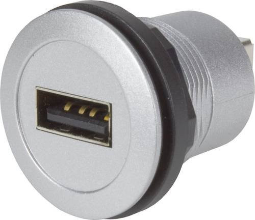 HARTING Serviceschnittstelle Steckverbinder USB-A in Silber 09454521905 - Bild 1