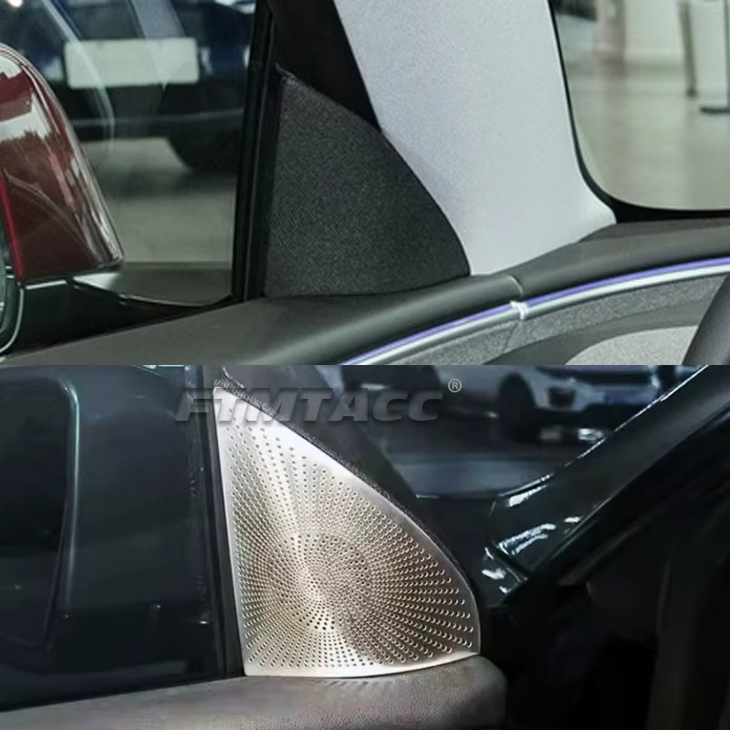 FTMTACC Lautsprecherabdeckung für Tesla Model 3 (2024, 2025) als Audio Protector Styling Aufkleber für vordere und hintere Türverkleidungen - Bild 4