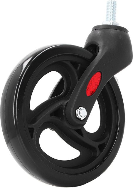 GoolRC 6-Zoll Rollstuhl Vorderrad Universal Rutschfest Schwerlast Ersatzrad für Gehhilfen in Schwarz - Bild 1
