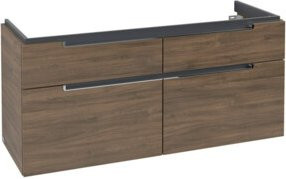 V&B Waschtischunterschrank Subway 2.0 in Arizona Oak, B/T/H: 128,7 x 59 x 44,9 cm - Bild 1