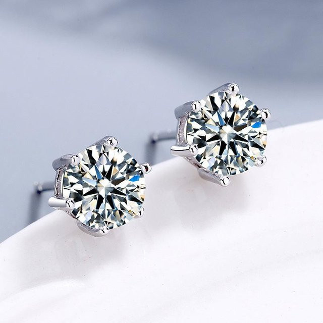 Lucky Star Jewelry Ohrringe, 925 Silber, Zirkonia, Damen - Bild 1