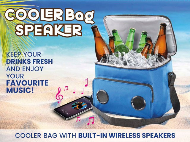 CellularLine Bluetooth Speaker Cooler Bag in Blau - Bild 1