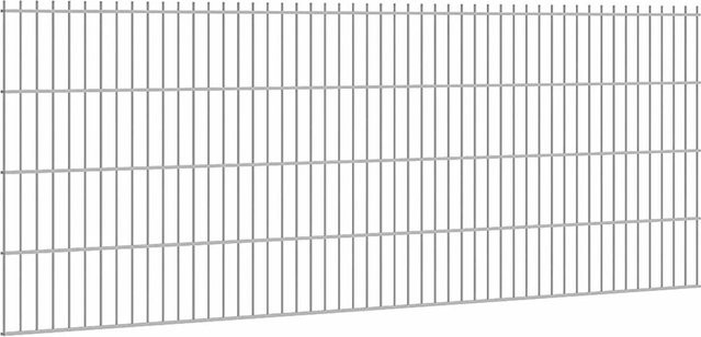 FLORAWORLD Doppelstabmatte aus Stahl in Silber, H x B x T: 83 x 251 x 2,3 cm - Bild 1