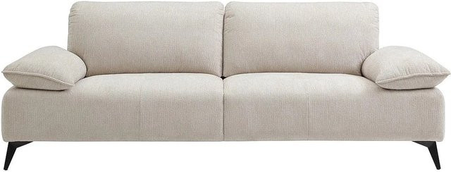 Vikema Sofa in Beige ohne Schlafmöglichkeit mit Metallgestell, Breite: 226 cm - Bild 1