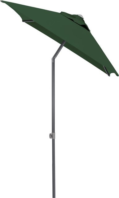 KETTLER Sonnenschirm EASY PUSH mit UPF 50+ und PU-Beschichtung, Farbe Grün, Gestell Anthrazit, Rechteckig, B: 210 cm, T: 150 cm, H: 250 cm - Bild 1