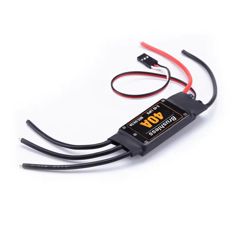 Mitoot Bürstenloser 40A ESC Controller 2-4S mit 5V 3A UBEC in Schwarz für RC FPV Quadcopter, Flugzeuge und Hubschrauber - Bild 2