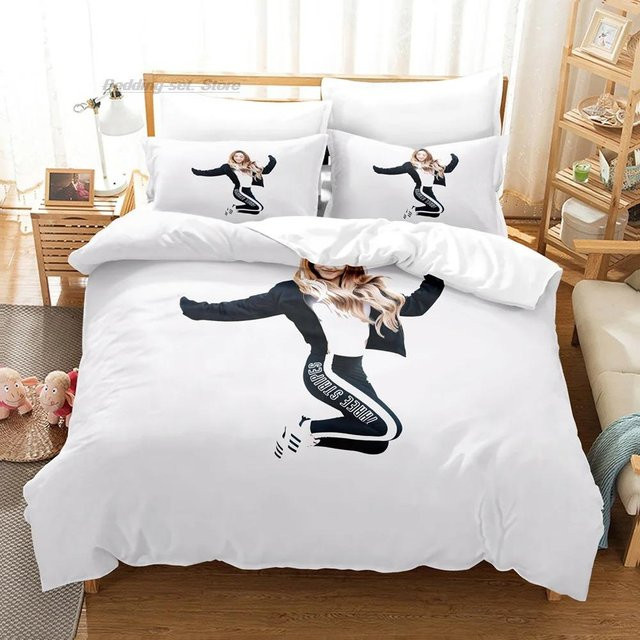 Rebekah Wing Merch Beki Flauschige Bettwäsche Kollektion aus Mikrofaser in Weiß, B/H: 200 x 200 cm - Bild 1