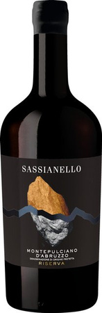 Cantina Tollo Sassianello Montepulciano Riserva, Montepulciano d'Abruzzo DOC Riserva, trocken, 2020, Rotwein, 0,75 l