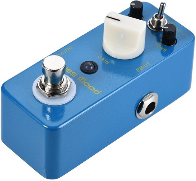 MOOER Blue Mood Blues-Stil Overdrive Gitarreneffektpedal in Grau mit 2 Modi und Echter Bypass im Vollmetallgehäuse - Bild 1
