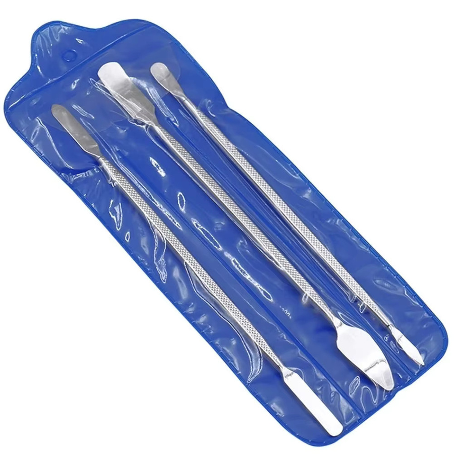 3er Set Metall Spudger Reparatur Werkzeug Kit mit Öffnung Hebeln für Smartphone, Tablet und PC in Silber - Bild 3