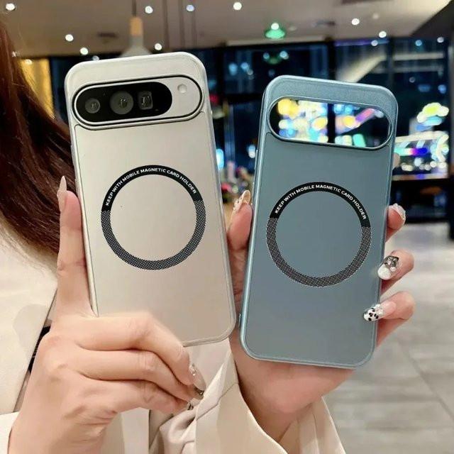 Dopamin Magnetische Matte Schutzhülle für Google Pixel 10 9 8 7 Pro XL 9A 8A 7A in Schwarz mit Wireless Charging Funktion - Bild 1