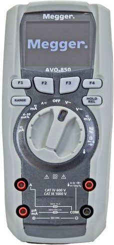 Megger AVO850 Digitales Hand-Multimeter CAT III 1000 V, CAT IV 600V in Grau mit 50000 Counts - Bild 1