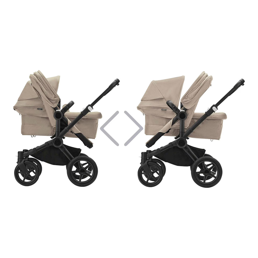 Bugaboo Donkey 5 Duo-Erweiterungsset komplett in Beige - Bild 2