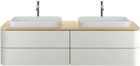 Duravit Waschtischunterschrank Happy D.2 Plus in Weiß, B/T: 160 x 55 cm - Bild 1