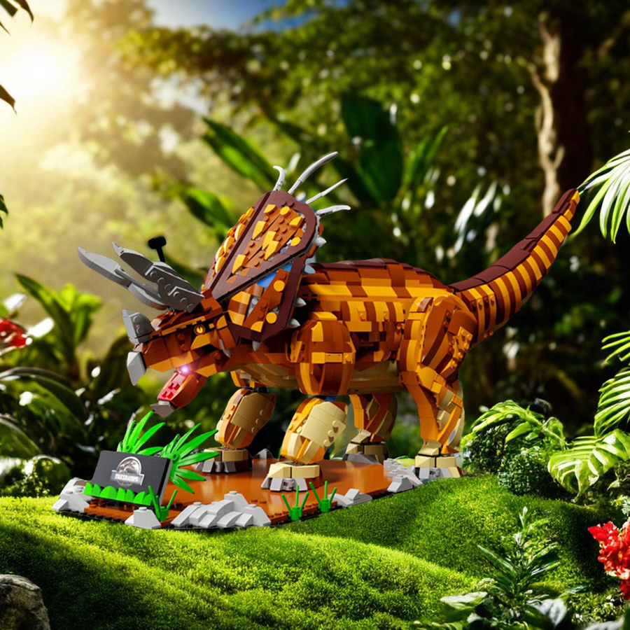 YCOLE Dinosaurier Triceratops Bausteine Puzzlebausteine 2116 Teile - Bild 4