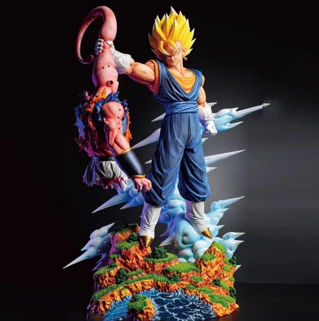 Bandai Dragon Ball Son Goku Vs Majin Buu Actionfigur, 32 cm - Bild 1