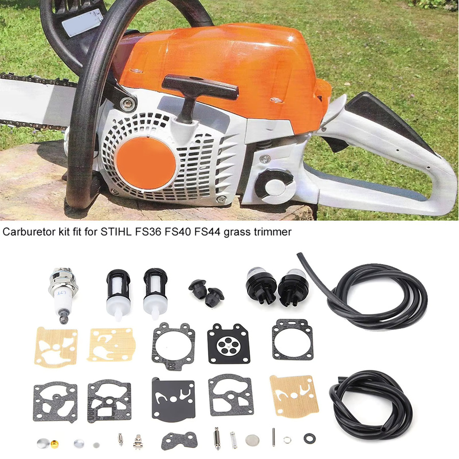 Vergaser-Reparatur-Filterkit für STIHL Rasentrimmer FS36 FS40 FS44 in Multicolor - Bild 3