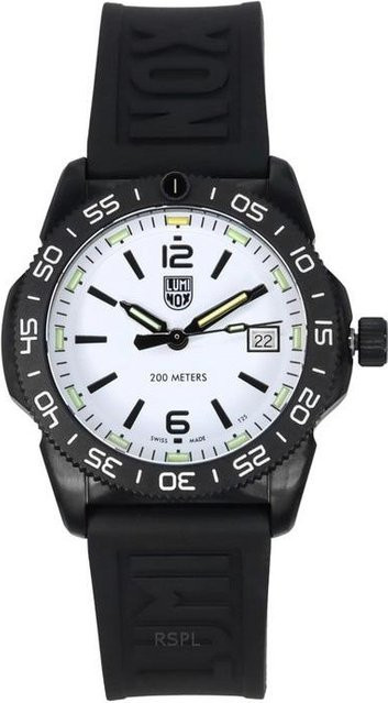 Luminox Pacific Diver Armbanduhr, Quarz, Kautschuk, Weiß, 39 mm, Unisex - Bild 1