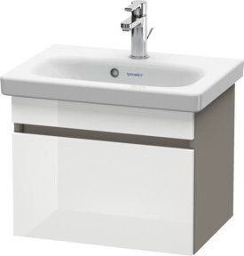Duravit Waschtischunterschrank DuraStyle in Weiß matt mit einem Auszug, B: 50 cm, T: 36,8 cm, H: 39,8 cm - Bild 1