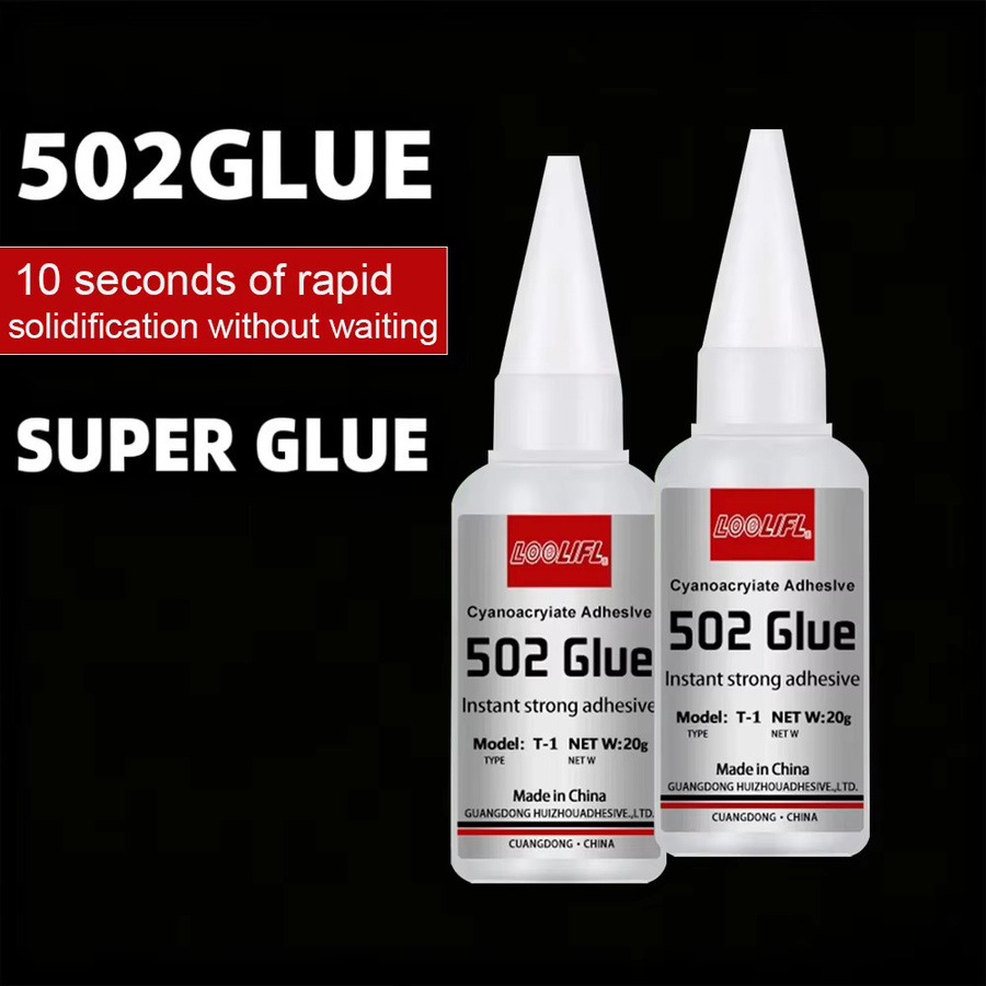 LOOLIFL 502 Instant-Superkleber Transparent, hochviskoser Universalkleber für Kunststoff, Metall und Glas - Bild 4