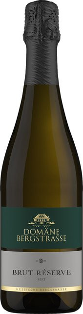 Domäne Bergstrasse Sekt Réserve, Brut, 2020, Schaumwein, 0,75 l - Bild 1