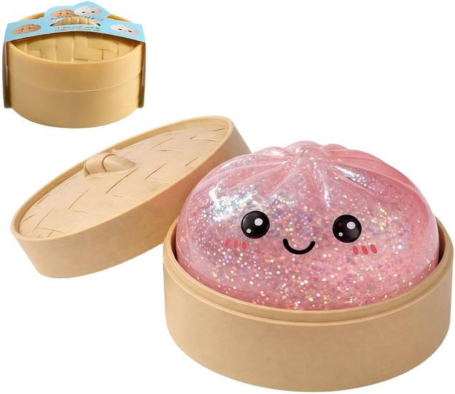 BC Pet Supplies Glitzer-Knödel-Squishy, Sensorisches Quetschspielzeug mit Box - Bild 1