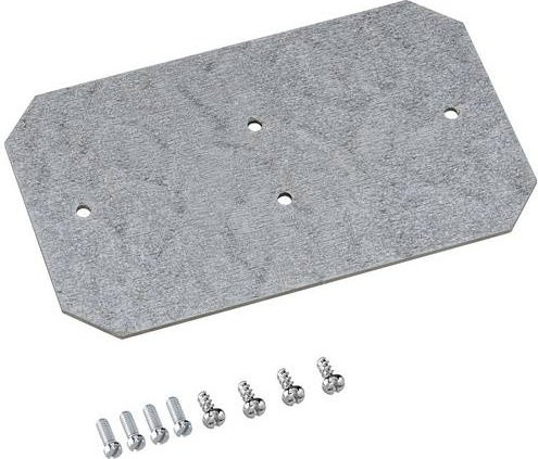 Spelsberg Montageplatte aus Kunststoff in Silber - Bild 1