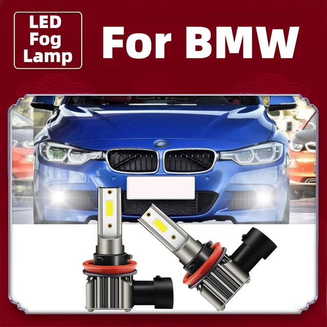 TEENRAM LED Nebelglühbirnen Set H8 H11 in Weiß, 15000LM, 6000K, passend für BMW E92 F34 F31 F33 F83 F32 F82 F36 F10 F21 F45 F23 F22 F87 F46 F30 F80 E93 - Bild 1