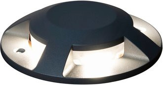 Konstsmide Außenleuchte Ground Spot LED in Schwarz mit Leuchtmittel B/T/H: 20 x 20 x 4,5 cm - Bild 1