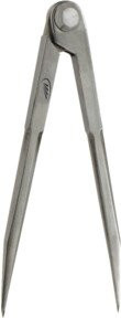Helios-Preisser Spitzzirkel aus Spezialstahl mit Nietscharnier in Silber, Länge: 300 mm - Bild 1