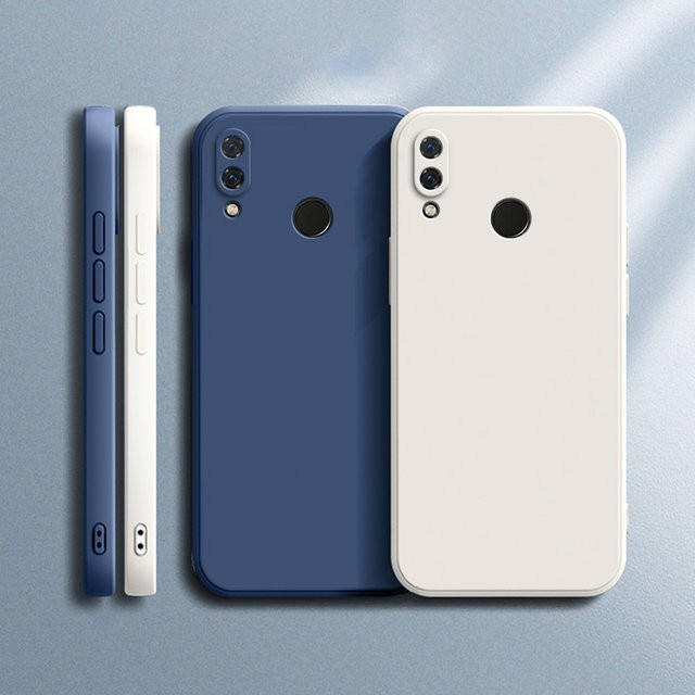 Ricestate Silikon Schutzhülle für Huawei P30 Lite, Y6, Y6S, Y7, Y9 Prime 2019, Y6P, Y7P in Schwarz - Bild 1