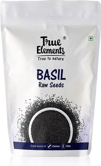 True Elements Basilikumsamen roh 250 g - Bild 1
