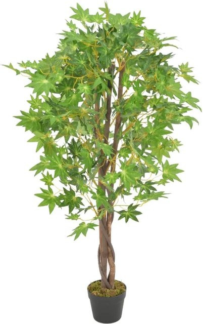furnicato Künstlicher Ahornbaum mit Topf in Grün und Braun, Höhe: 180 cm - Bild 1