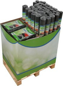 floraworld Unkrautabwehrgewebe Classic aus Polyethylen für Bambus, Sträucher, Hecken und Bäume - Bild 1