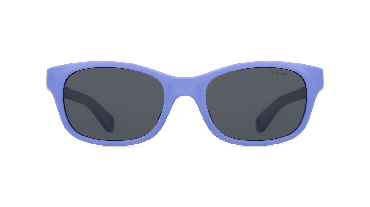 Polaroid PLD K006/S Sonnenbrille, Vollrand, quadratisch, Acetat, Unisex, lila, grau - Bild 1
