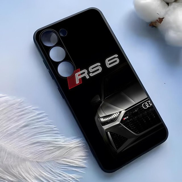 A-Audies RS Sport Silikon Handyhülle für Samsung Galaxy S25 Ultra S24 S23 S22 S21 S20 Plus sowie A54 A53 A34 A25 in Schwarz - Bild 1
