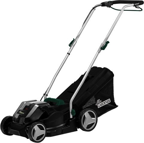 Mr. GARDENER Akku-Rasenmäher ARM 3633 Li PXC Kit in Schwarz-Grün mit 36 V, 2,5 Ah Akku und Schnittbreite: 33,5 cm - Bild 1