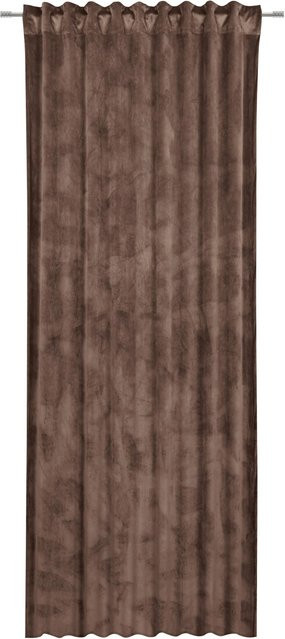 Premium Living Fertigvorhang Viola in Braun aus Samt und Polyester, blickdicht, Breite: 140 cm, Höhe: 245 cm - Bild 1